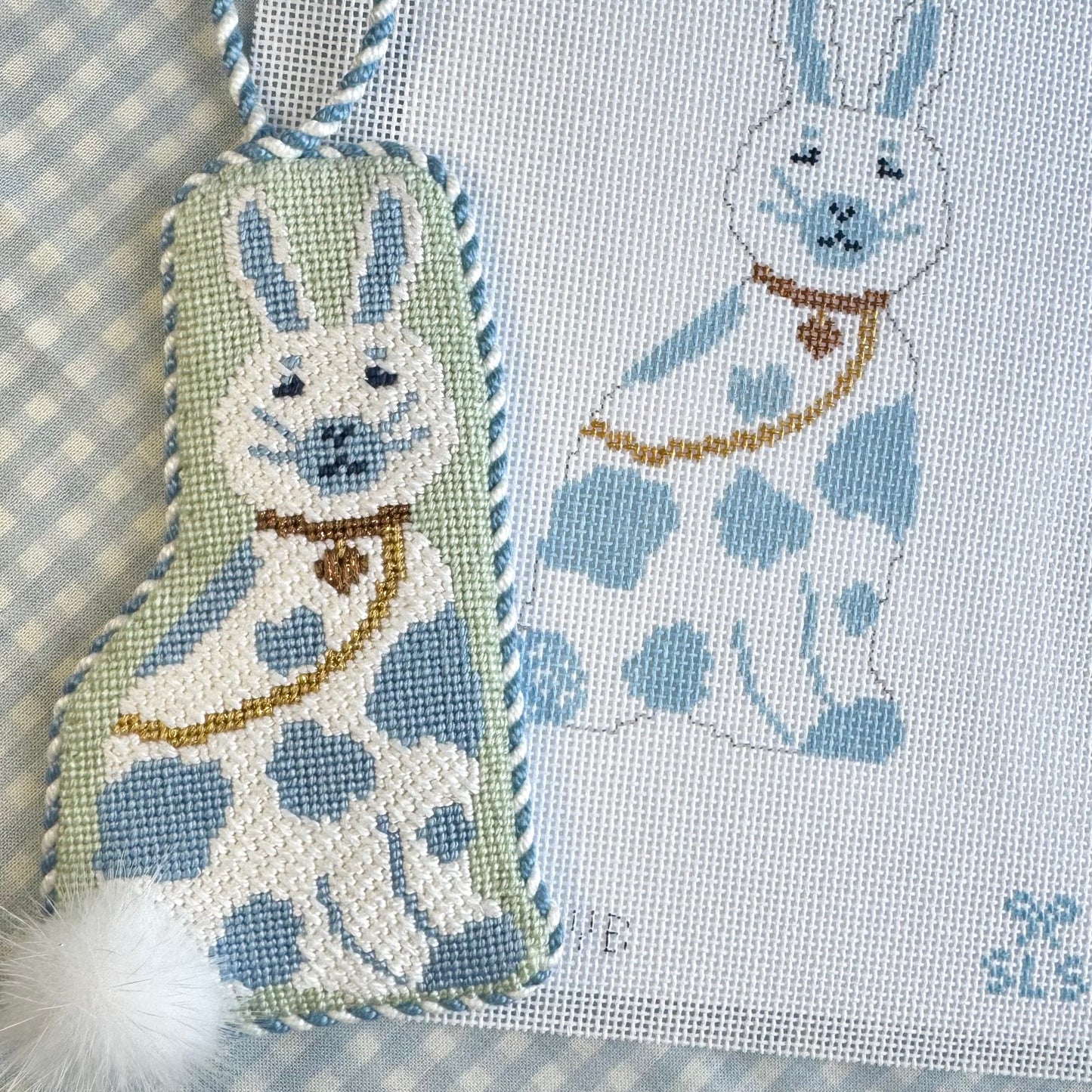 Preppy Chinoiserie Bunny