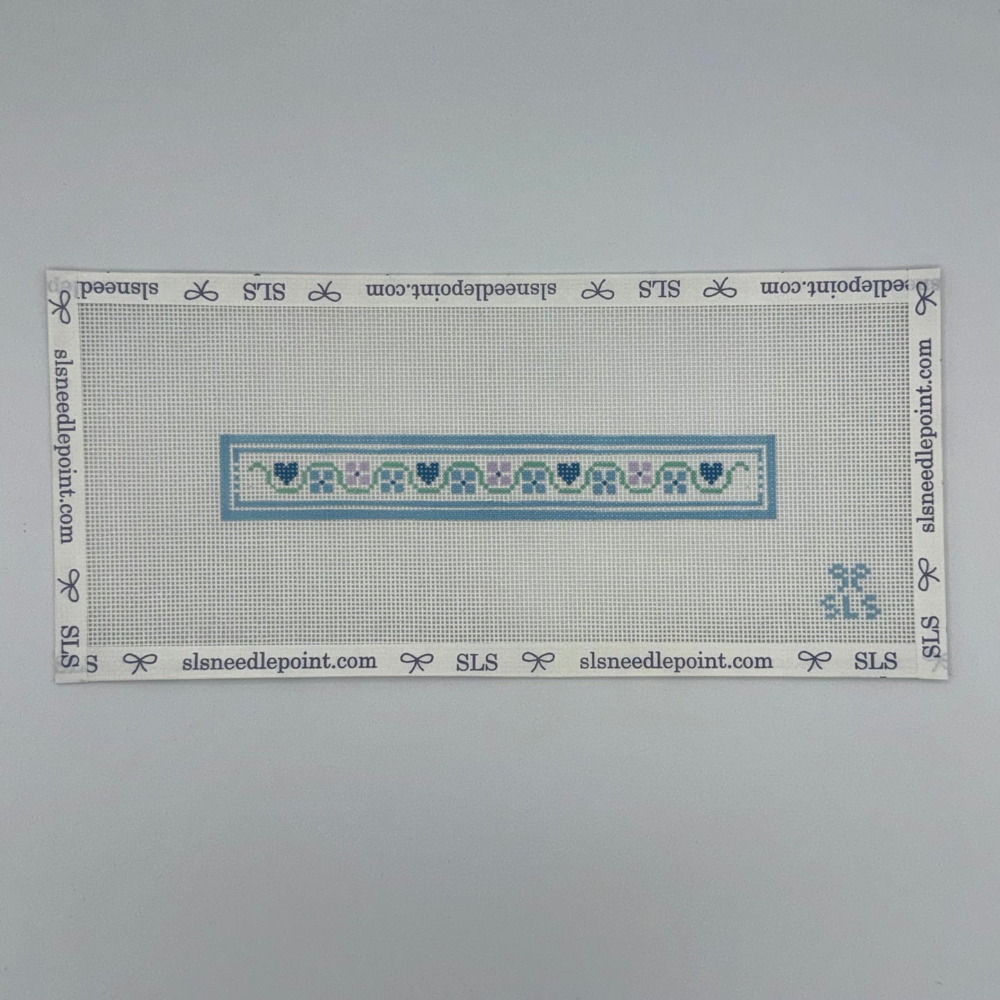 Love & Flowers Needlepoint Canvas, 18 mesh