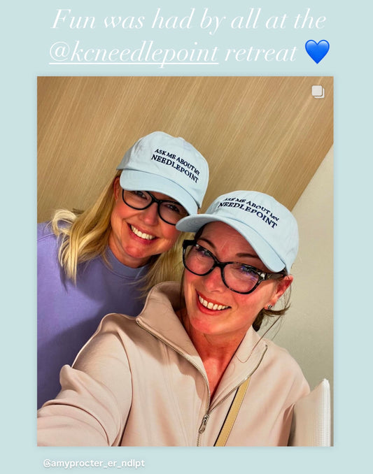 Ask Me About My Needlepoint Hat