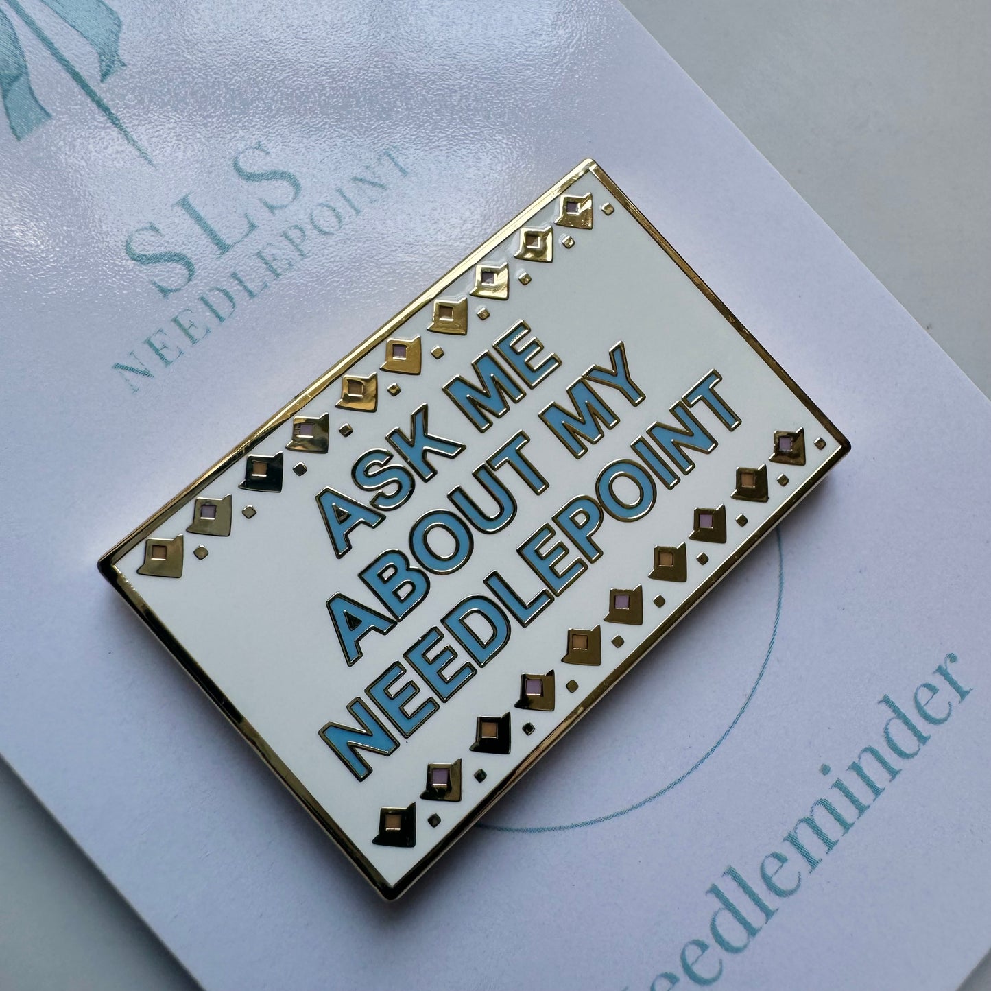 Needleminder Ask Me About My Needlepoint