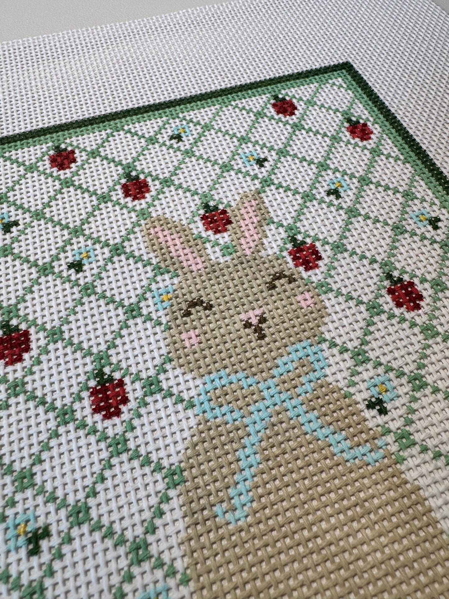 Bunny on Strawberry Lattice