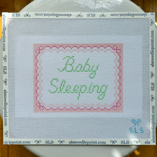 Baby Sleeping - Pink Bows