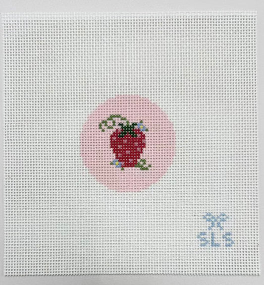 Strawberry on Pink