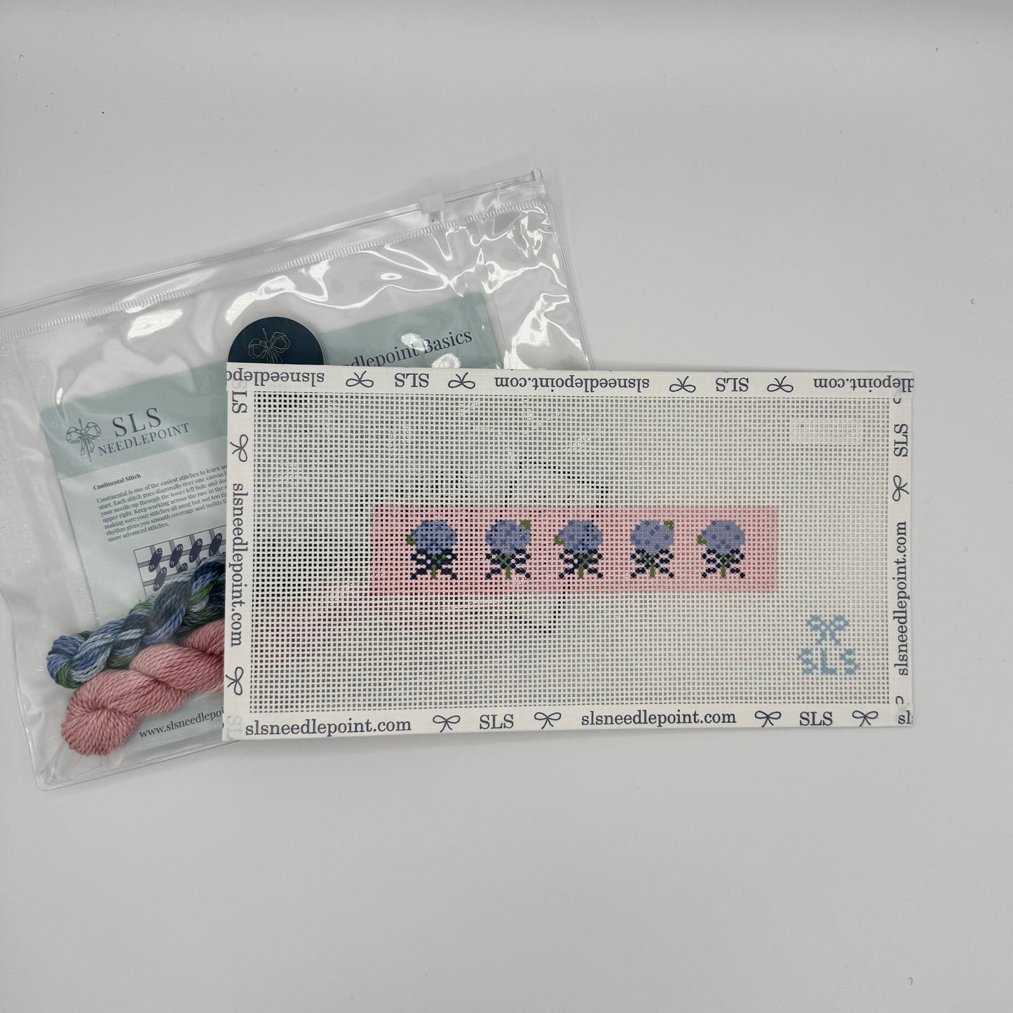 Beginner Needlepoint Kit - Hydrangea