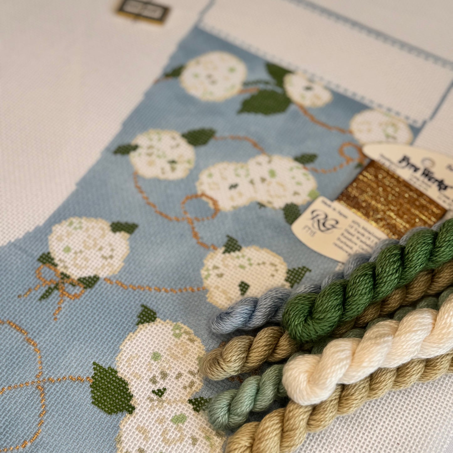 Hydrangea Stocking Blue