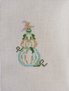 Frog on Pumpkins
