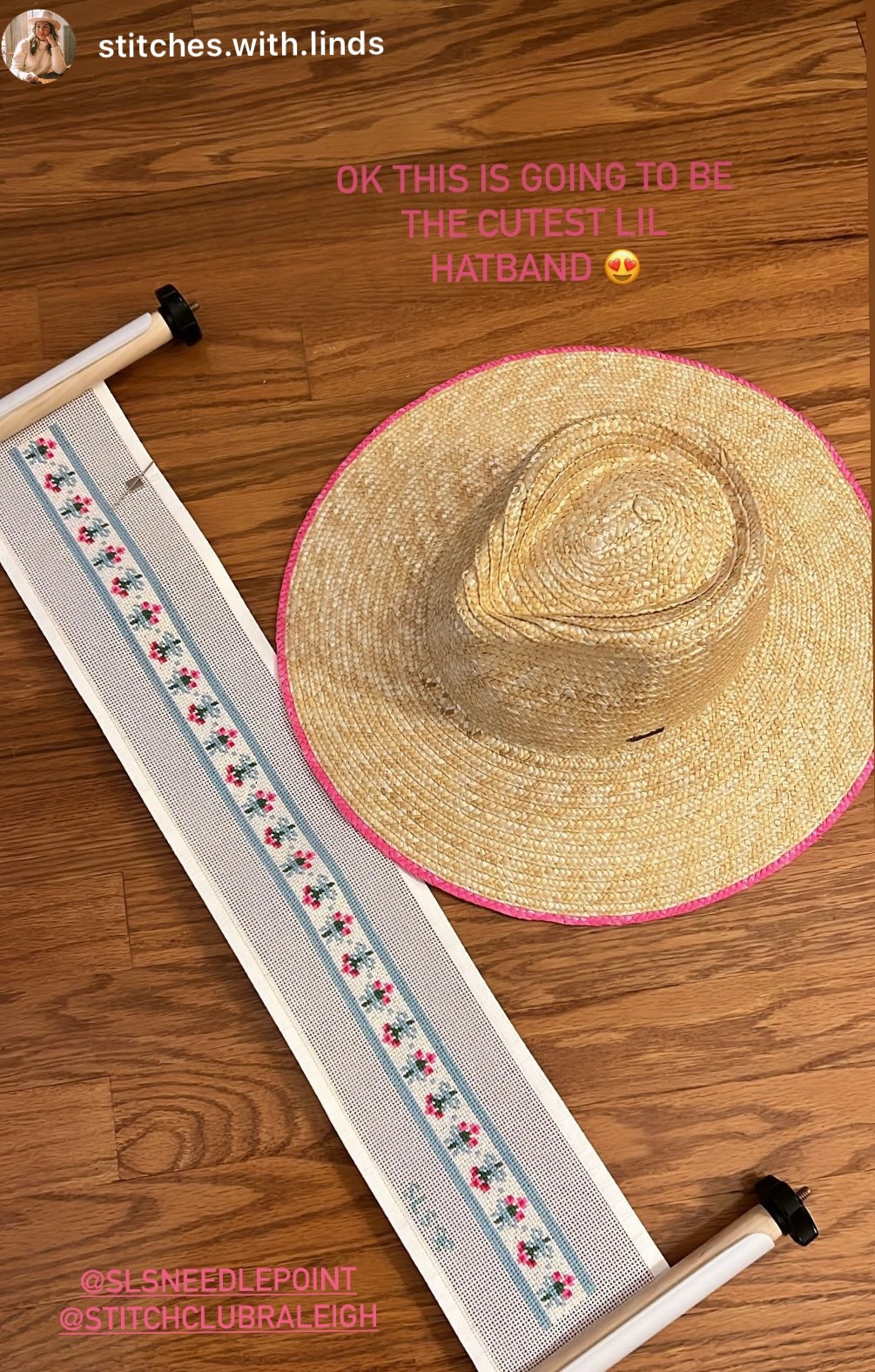 Floral Hatband