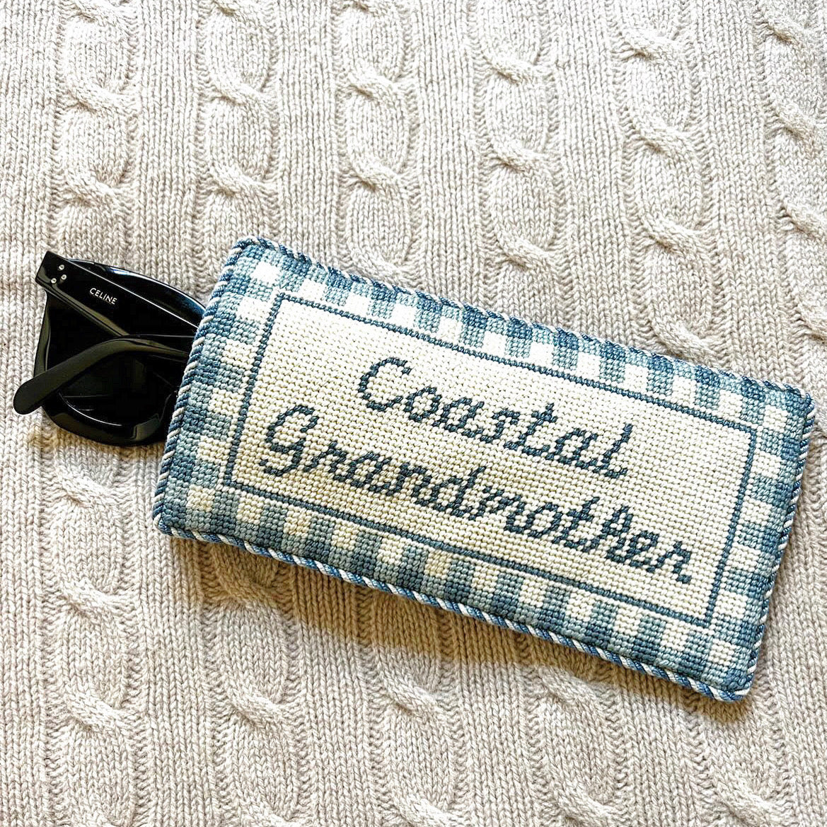 Coastal Grandmother Needlepoint Canvas