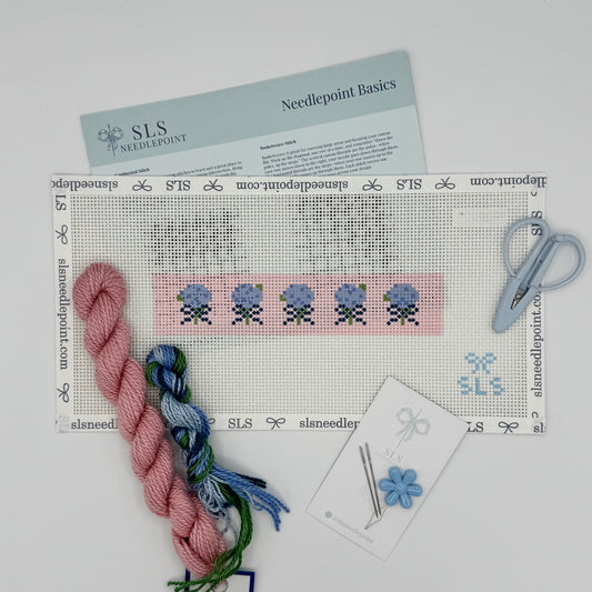 Beginner Needlepoint Kit - Hydrangea