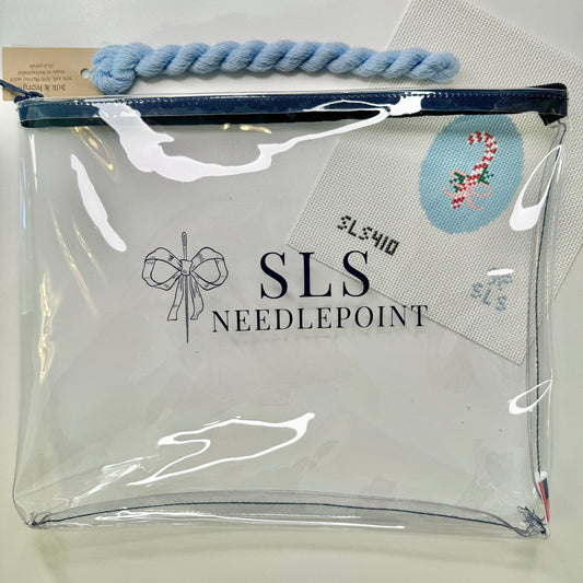 SLS Needlepoint Zippered Project Bags