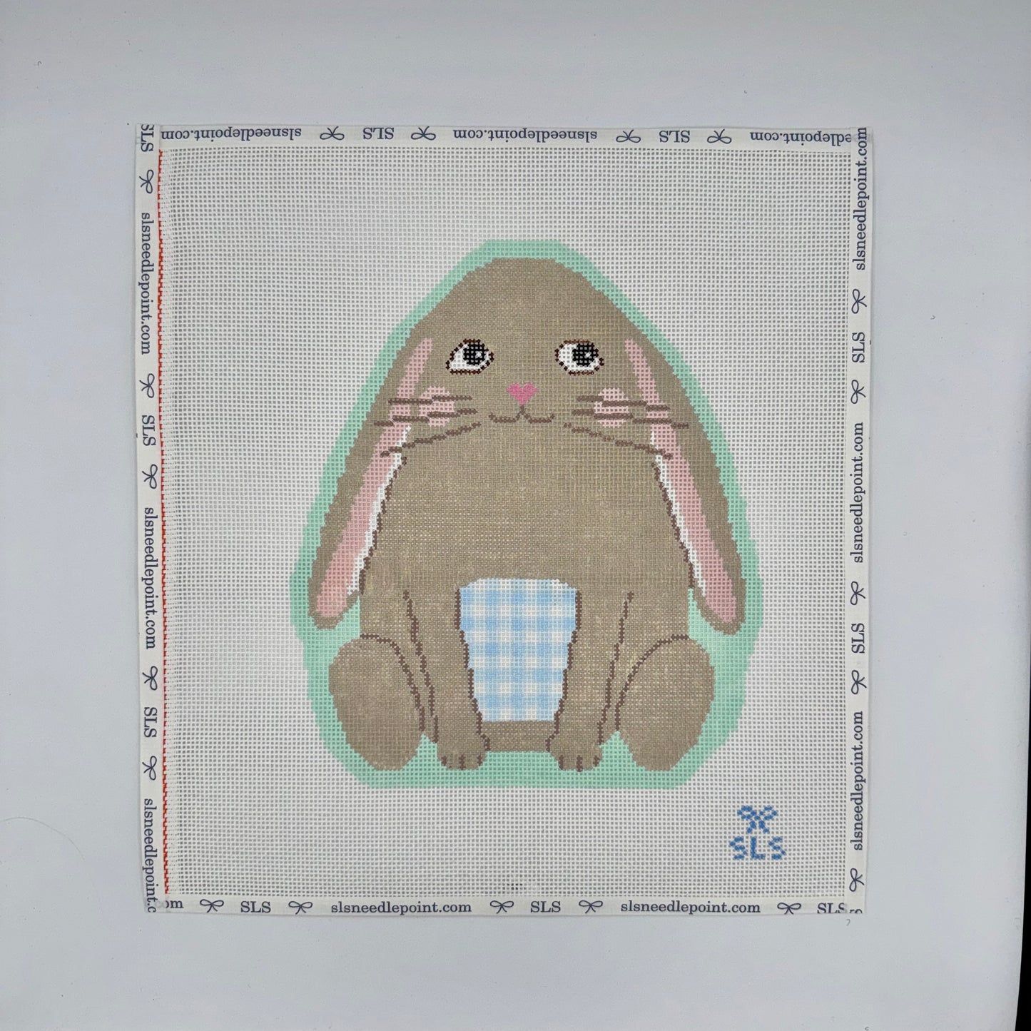 Bunny Buddy Needlepoint Canvas, preorder
