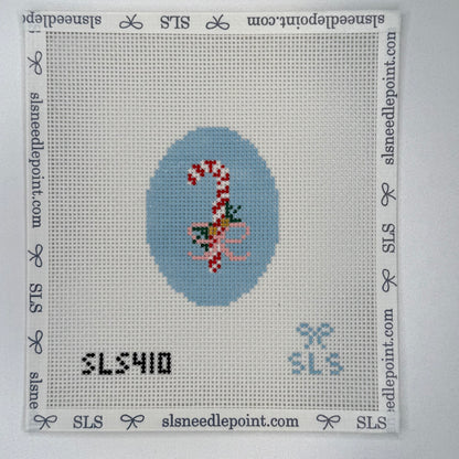 Candy Cane Needlepoint Canvas