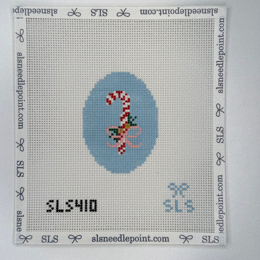 Candy Cane Needlepoint Canvas