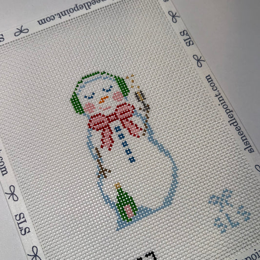 Champagne Snow Woman