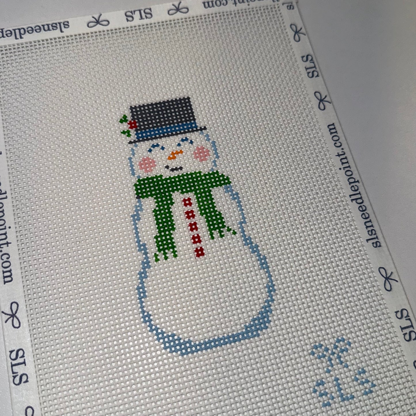 Snowman Needlepoint Canvas