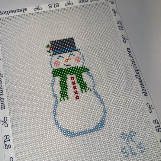 Snowman Needlepoint Canvas