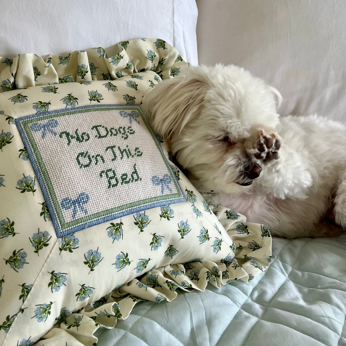 No Dogs on this Bed