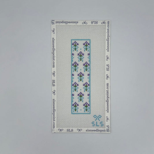 Bouquets and Bows Needlepoint Canvas, Lavender