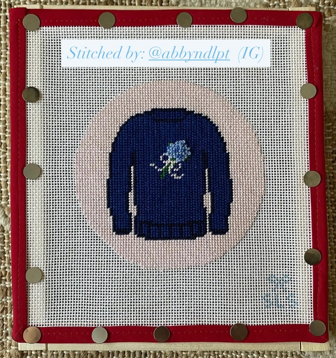 Hydrangea Sweater II – SLS Needlepoint