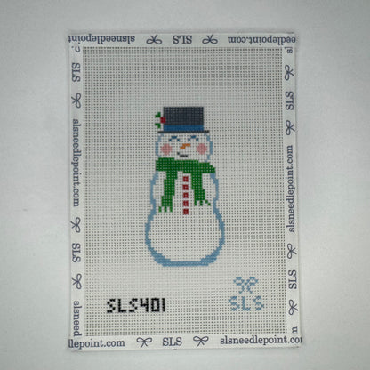 Snowman Needlepoint Canvas