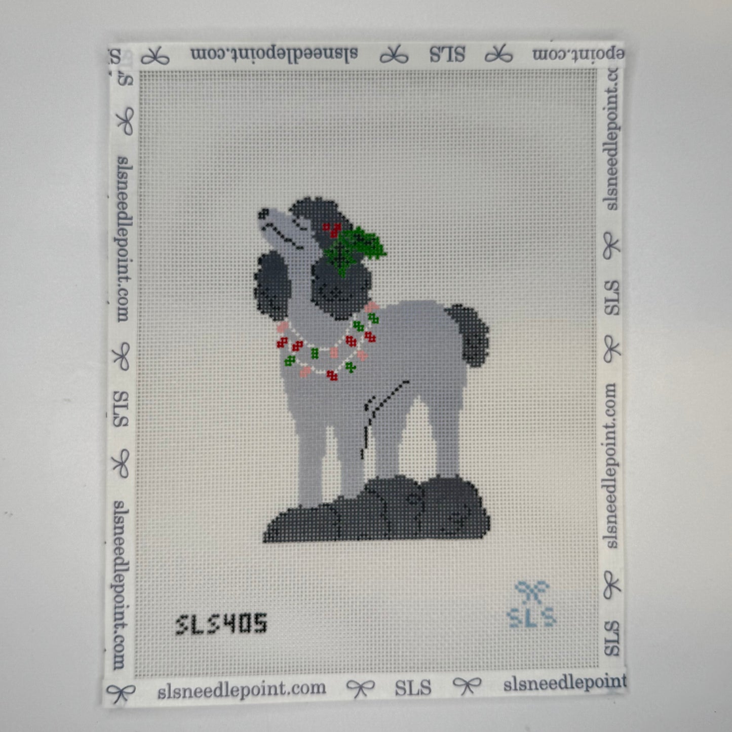 Fancy Poodle Needlepoint Canvas