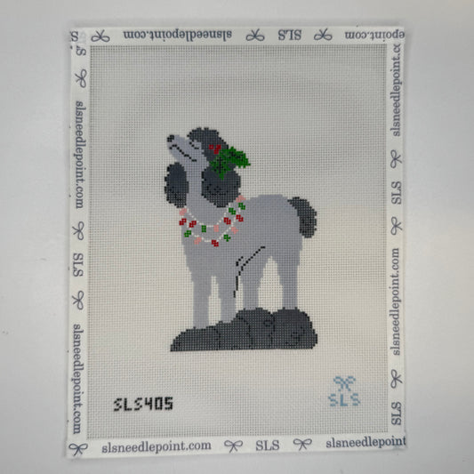 Fancy Poodle Needlepoint Canvas
