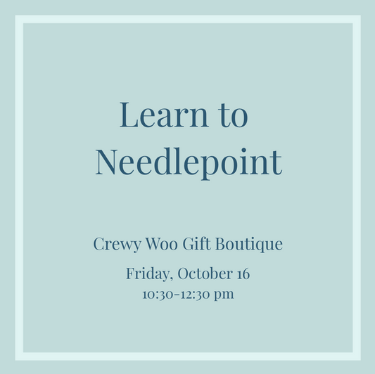 Learn to Needlepoint, 10/16