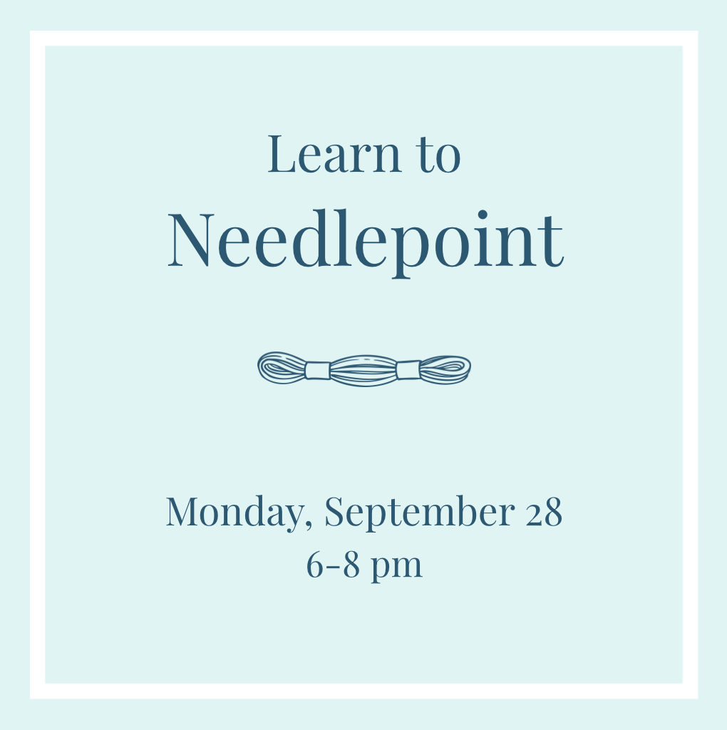 Learn to Needlepoint at Crewy Woo, Bethlehem