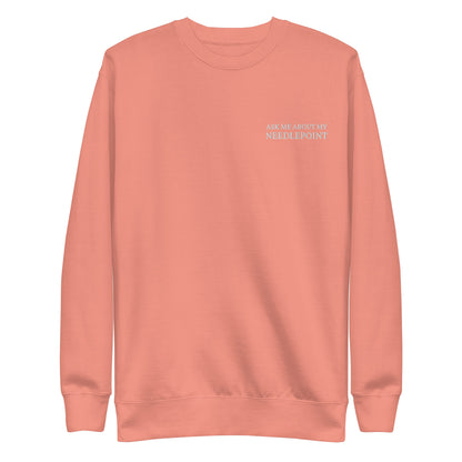 “Ask Me” Sweatshirt - Free Shipping